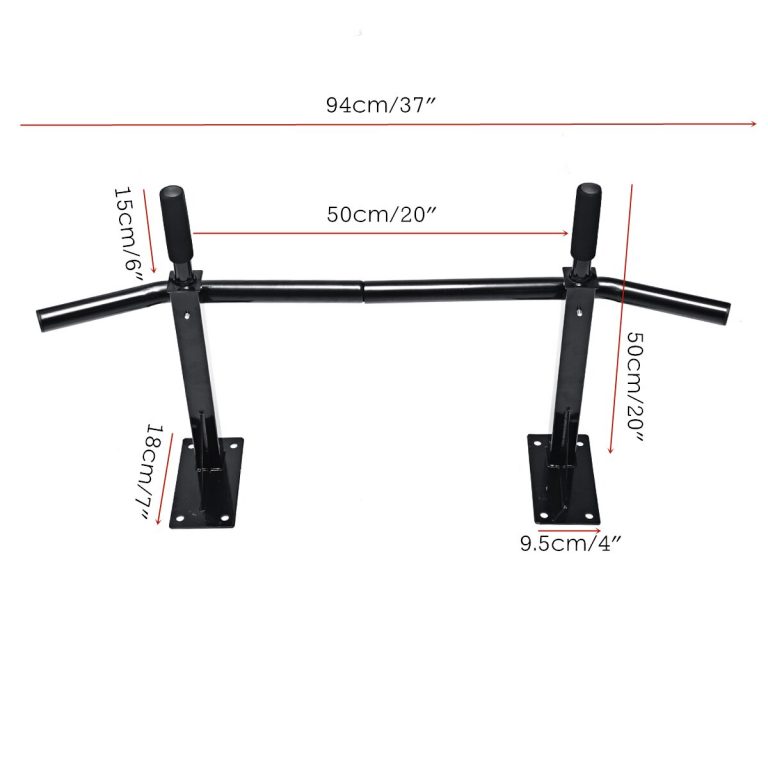 Barre de traction multigrip à fixation murale capacité 150 kg pas cher