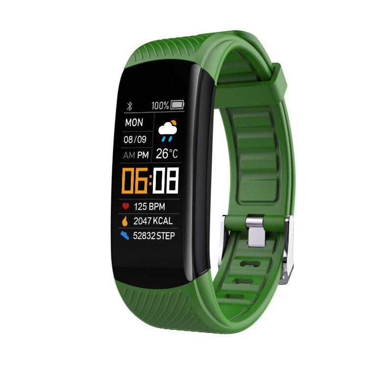 Bracelet Connecté Étanche B6853 Vert | WO-Calisthenics