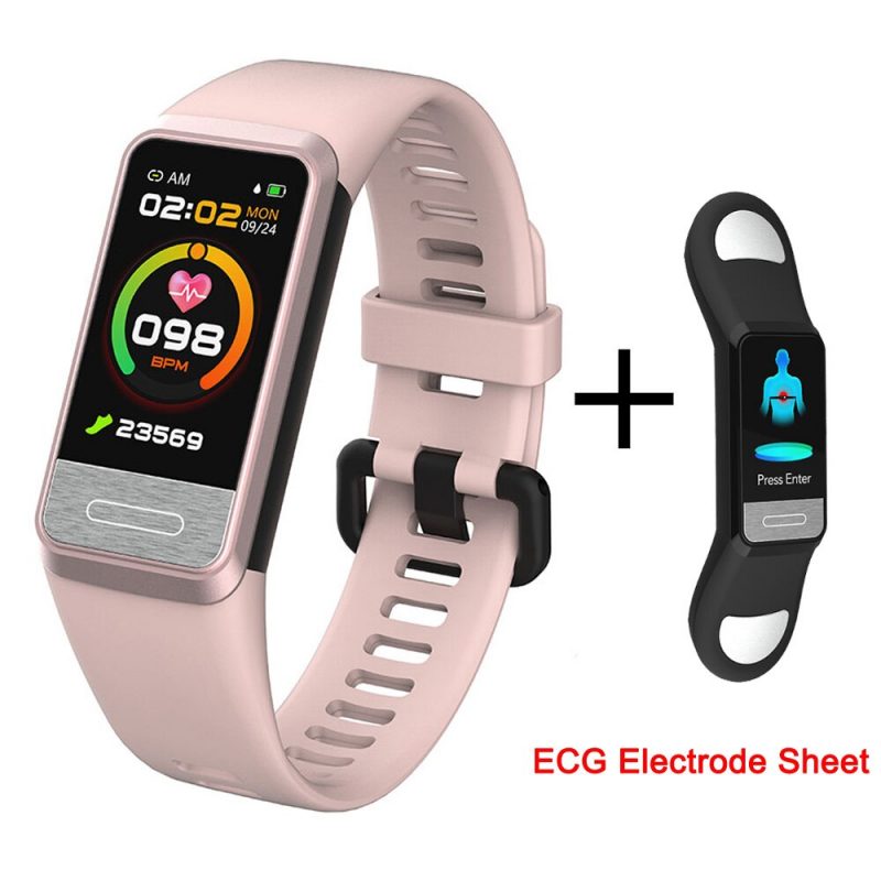 Bracelet Connecté Ecg B7001 Rose | WO-Calisthenics