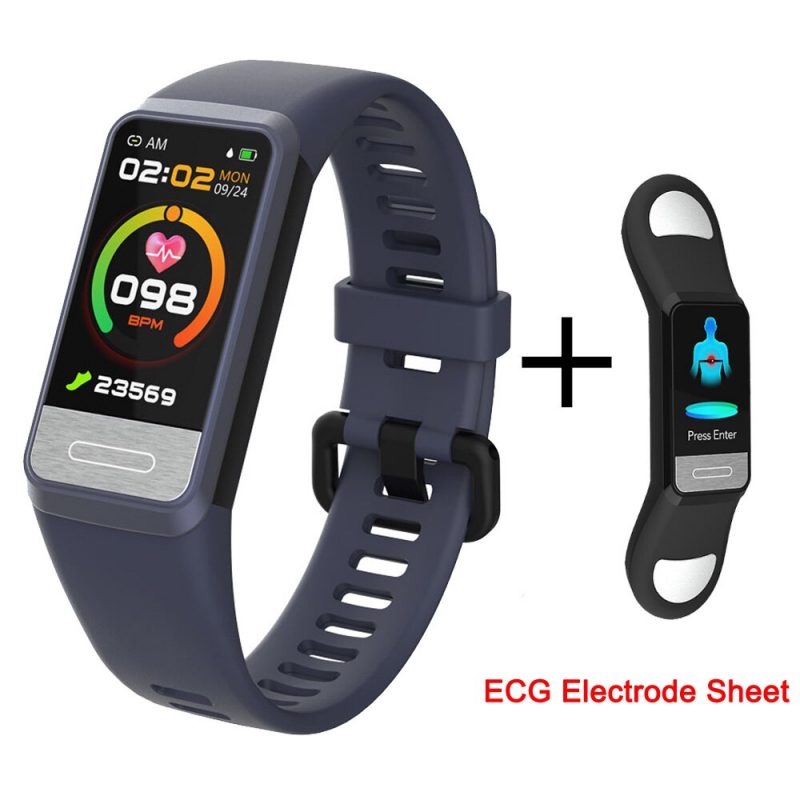 Bracelet Connecté Ecg B7001 Bleu | WO-Calisthenics