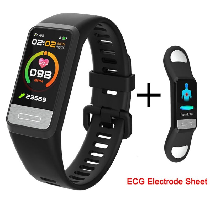 Bracelet Connecté Ecg B7001 Noir | WO-Calisthenics