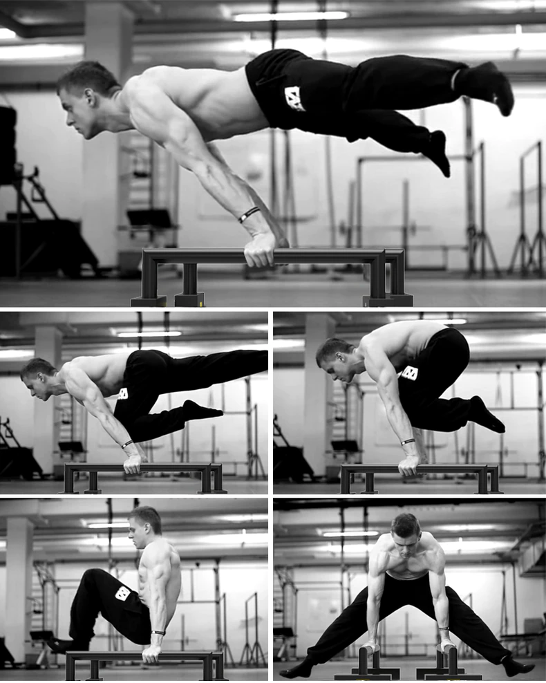 Tuck Planche à One Leg Straddle Planche à Straddle Planche - WO-Calisthenics