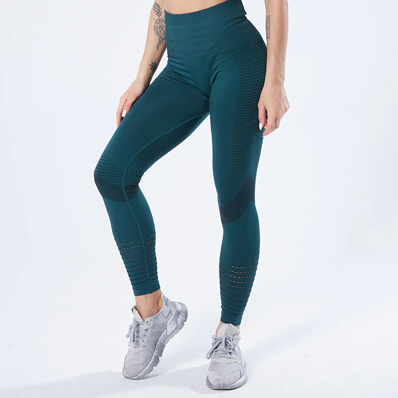 Legging Sport Femme Vert L12736 WO Calisthenics