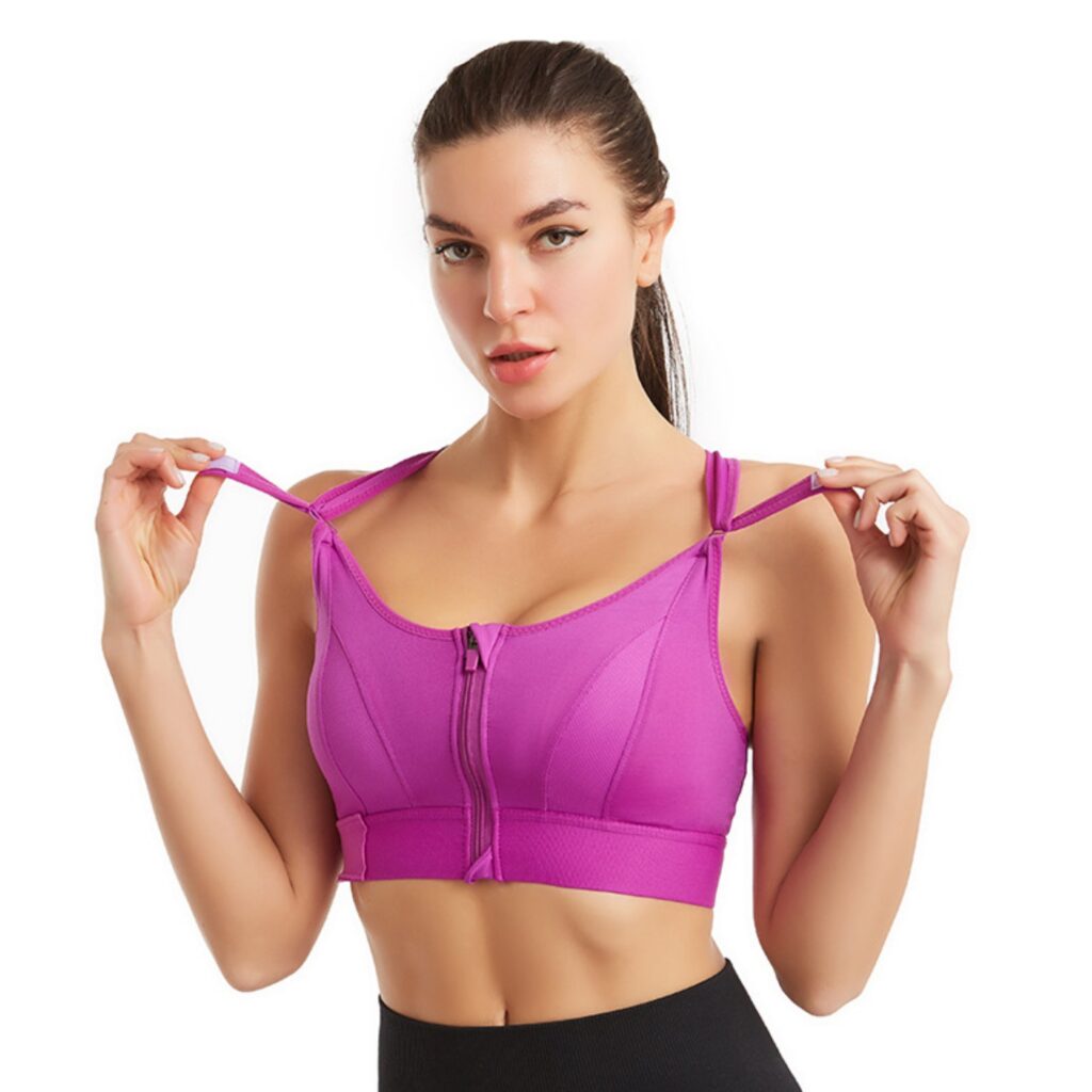 Brassière Sport à Fermeture Devant Pour Femme - Soutien-gorge Post-opératoire, Confortable, Respirant | Pour Yoga, Running, Gymnastique, Quotidien - 4