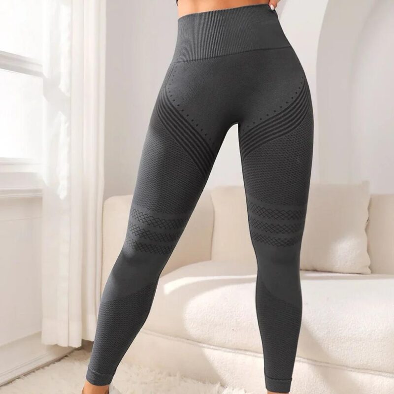 Charcoal Grey Gym Legging - Vue Avant | WO-Calisthenics