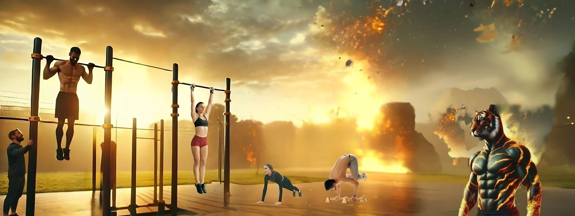WO-Calisthenics | Accueil avec Tiger et adeptes workouts en entrainement calisthenics