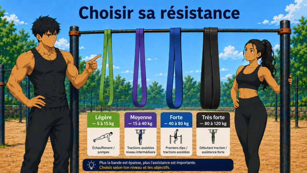 exercices avec élastique 2 | WO-Calisthenics Choisir sa Bande de Résistance -- WO-Calisthenics