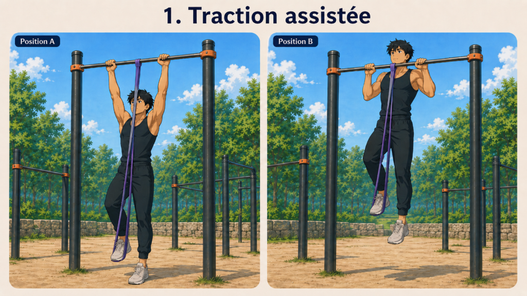 exercices avec élastique 4 | WO-Calisthenics exercices avec élastique 3 | WO-Calisthenics