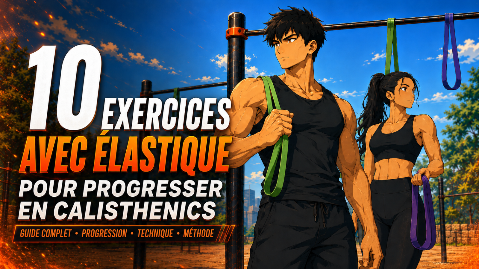 10 Exercices Avec Élastique pour Progresser en Calisthenics - Theme WO Branding -- WO-Calisthenics
