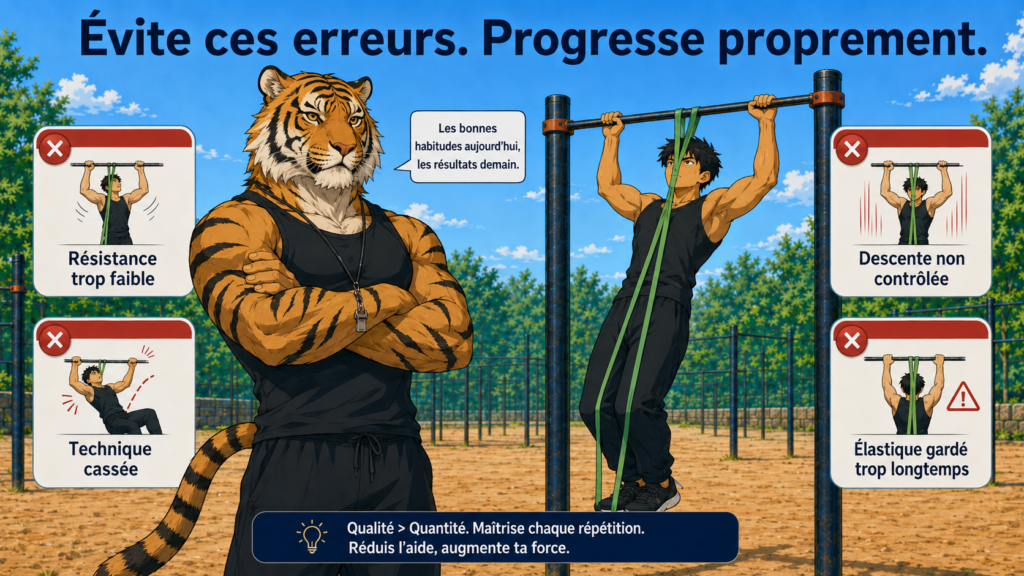 exercices avec élastique 16 | WO-Calisthenics Erreurs à éviter avec élastique en calisthenics workout -- WO-Calisthenics