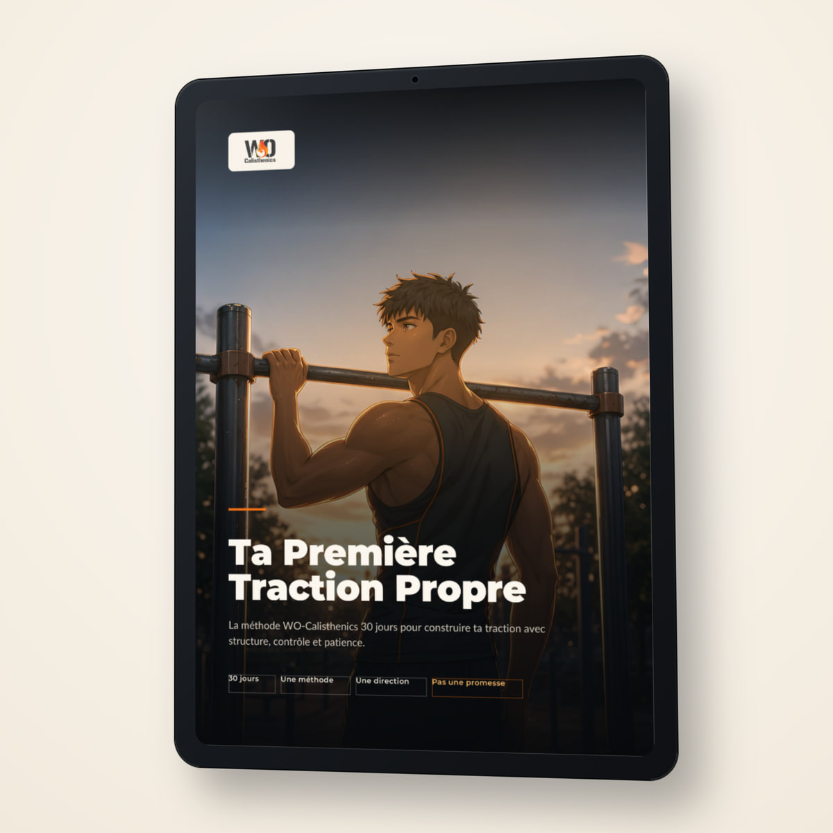 programme première traction 4 | WO-Calisthenics Programme-Premiere-Traction-Mockup-Couverture-WO-Calisthenics