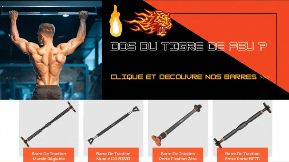exercices dos sans matériel 2 | WO-Calisthenics Barres de traction WO pour muscler le dos à la maison