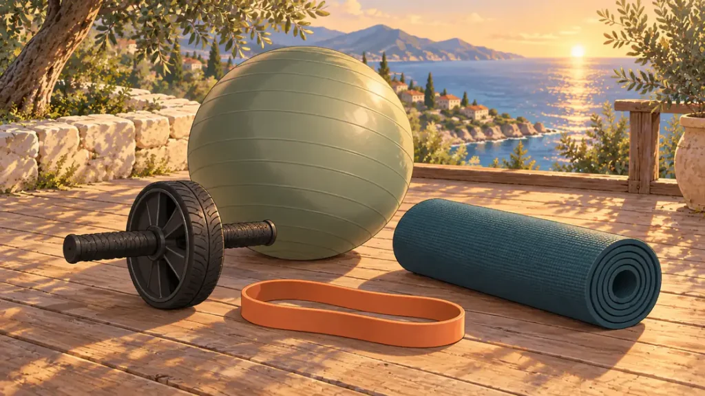 abs workout 16 | WO-Calisthenics Le matériel abdos complémentaire : roue, tapis, swiss ball et élastique