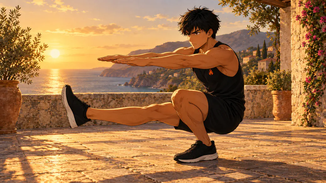 callisthénie 11 | WO-Calisthenics Kaï en pistol squat, la force au poids du corps
